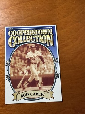 1995 Starting Lineup Card Cooperstown Collection Rod Carew HOF Oddball