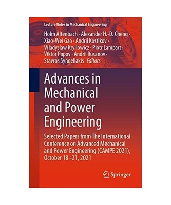 Advances in Mechanical and Power Engineering: Selected Papers from The Internati