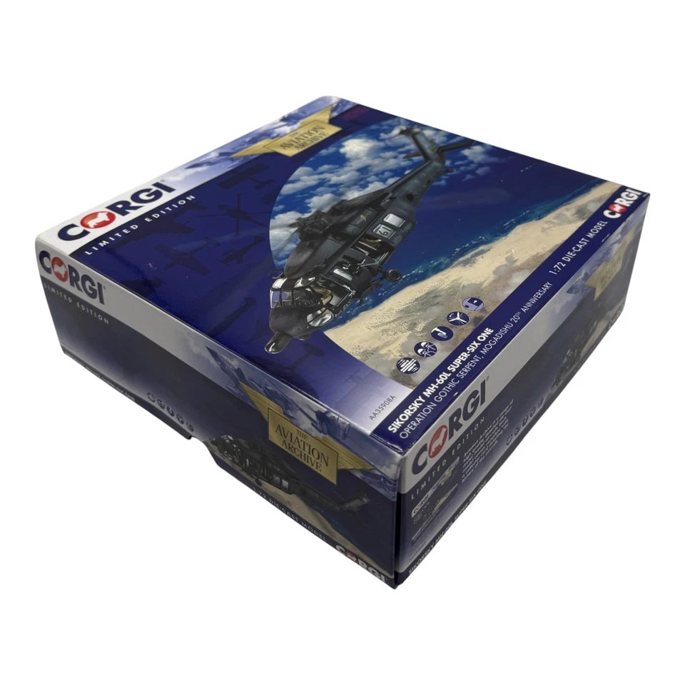Corgi 1:72 Sikorsky MH-60L Super-Six One, Operation Gothic Serpent AA35908A - Image 3 of 4