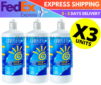 3 PCS Complete MULTI-PURPOSE SOLUTION Easy Rub Formula 12 fl oz [360ml] FAST