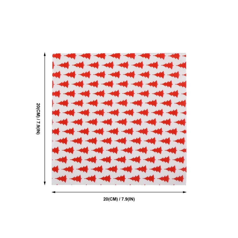 20pcs DIY Patchwork Tuch Baumwolle Weihnachtsstoffblech gedruckter Nähgewebe - Bild 3 von 4