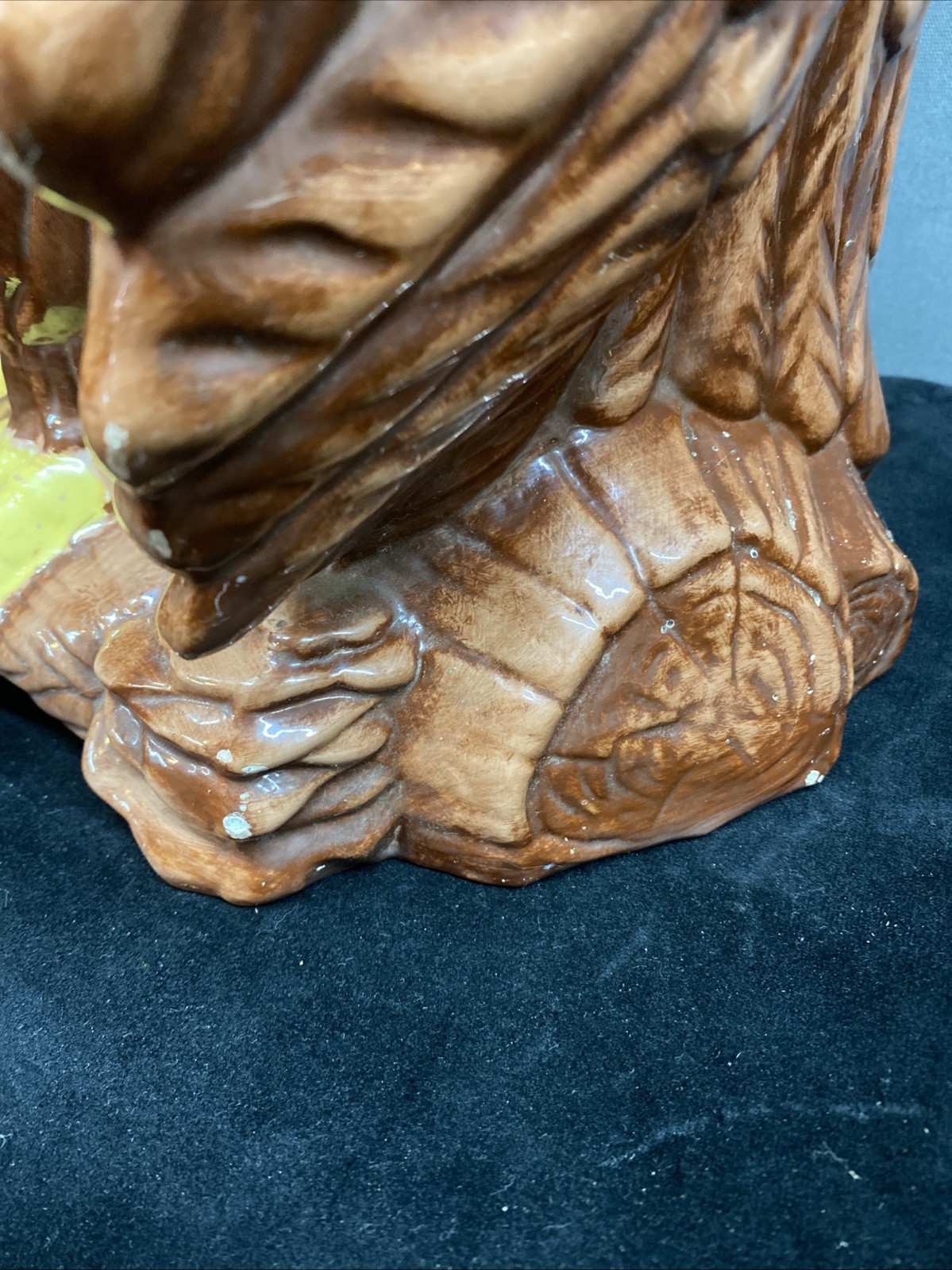 Owl Umbrella Stand Walking Cane  Stick Holder Big Vase 20” VTG READ DESCRIPTION