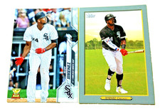 2020 Topps Eloy Jimenez #TR-18 Turkey Red Insert & 2020 Topps Rookie Cup Card