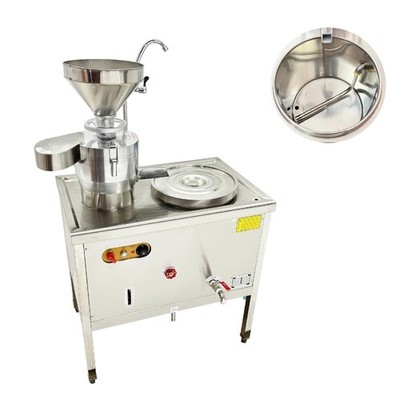 40L Stainless SteelSoy bean Milk Machine Electric Heating 40-80kg/h Yield 220V 