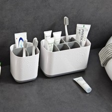 Multi-purpose Toothbrush Toothpaste Stand Holder Bathroom Accessories Organizer