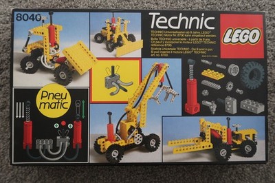 LEGO Technic 8040 - Pneumatik LKW Kipper - komplett / vollständig mit OVP + OBA