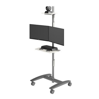 Mobile Workstation, Konferenz-Trolley, Arbeitsstation, 167x64x60cm (HxBxT)