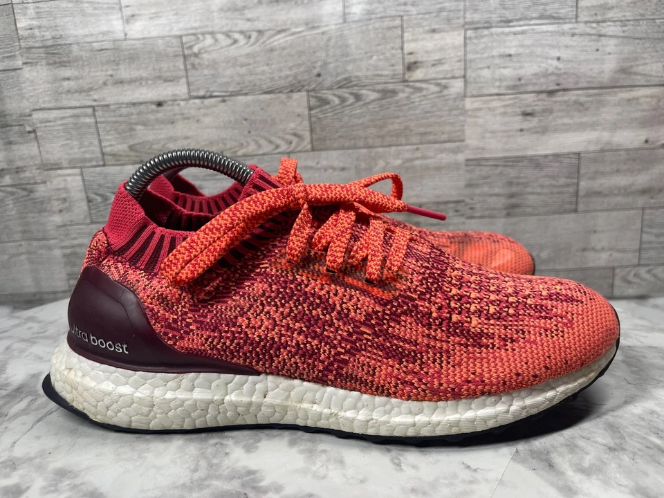 Adidas Tenis Mujeres 9M Ultraboost Sin Enjaular Zapatos para Correr Rojo Primeknit Entrenadores Foto 3 de 4