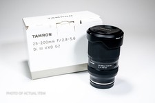 Tamron 25-200mm f/2.8-5.6 Di III VXD G2 Lens for Sony E-Mount, EXC COND + BOX
