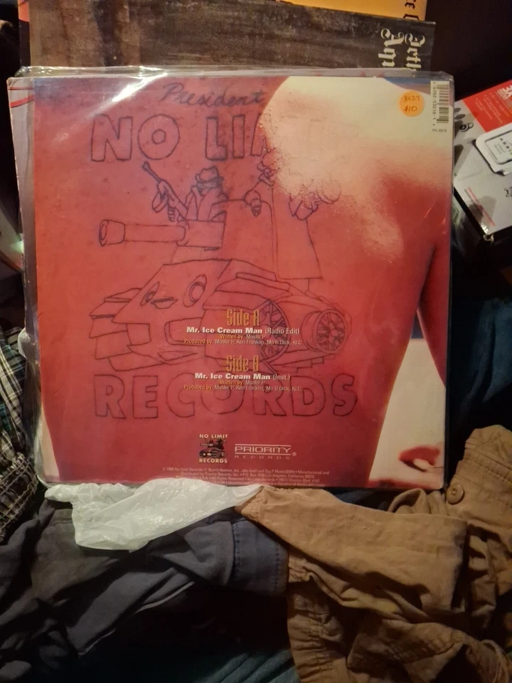 Master P Mr. Ice Cream Man 12" Single 1996 No Limit Records Rap Vinyl Foto 2 de 2