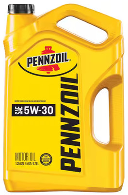 Pennzoil SAE 5W-30 Conventional Engine Oil - 5 Quart