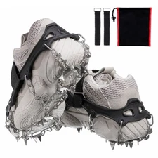 Crampons Ice Snow Grips Traction Cleats System Safe Protect for Walking Size - L