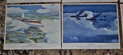 De colección 1964 Thompson Jet Argosies 12 Litografías Charles Hubbell Casi Nuevo - Imagen 4 de 9