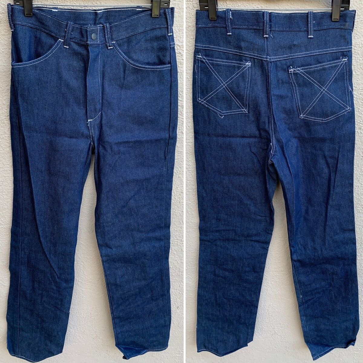 Vintage PIA Jeans CRC Snap Talon 42 Zipper 31.5 Inch Waist Vintage PIA Jeans CRC Snap Talon 42 Zipper 31.5 Inch Waist