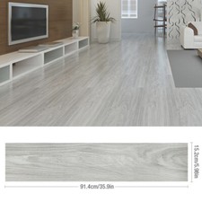 5m² Floor Planks Tiles Self Adhesive Vinyl Flooring Wood Effect Kitchen Bathroom