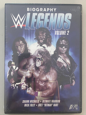 DVD WWE Biography LEGENDS VOLUME 2 - A&E DOCUMENTARIES 2021 (English Audio) NEU