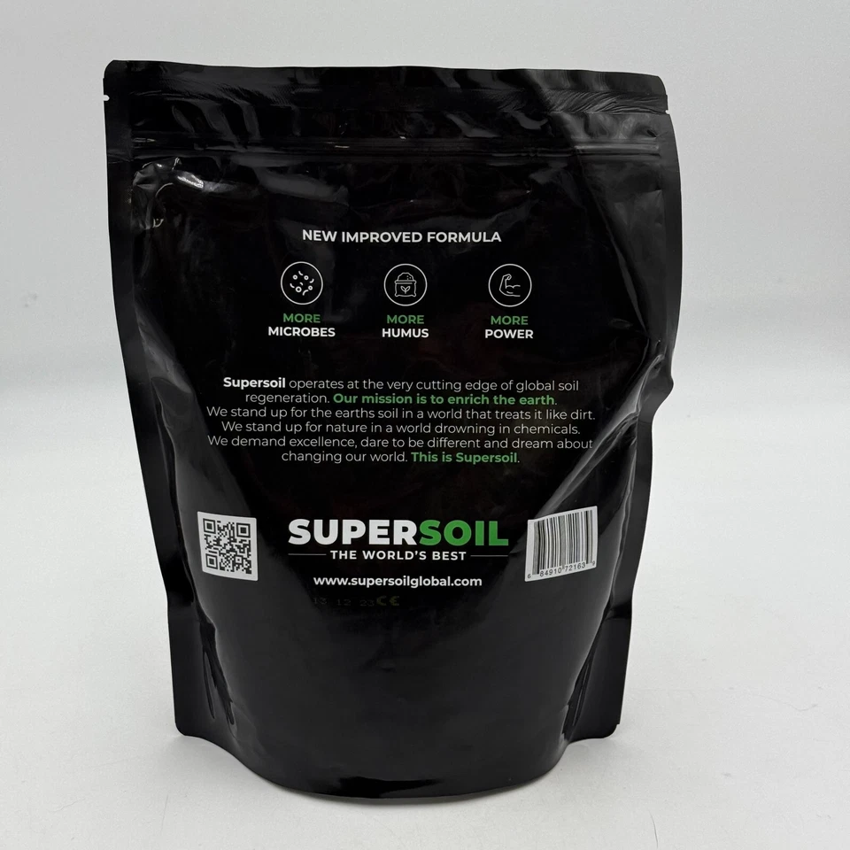 Supersoil Max Strength 1 кг пакет 100% органическое удобрение для растений спрей смесь 2,5 акра - Изображение 2 из 4