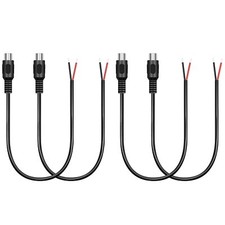 4 Pack RCA Female to Speaker Wire RCA Female Plug Adapter Connector to Bare W...