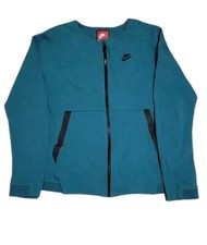 Nike Sportswear Tech Fleece 2016 Men's M Size Full Zip Jacket Teal 803585-395