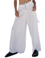 NEW FREE PEOPLE FP MOVEMENT WHITE SPATIAL WIDE LEG PANTS SIZE SMALL