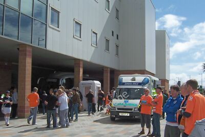 Foto 6x4 Geduld, Patienten, Programme und Spieler, Bloomfield Road, SE C2010