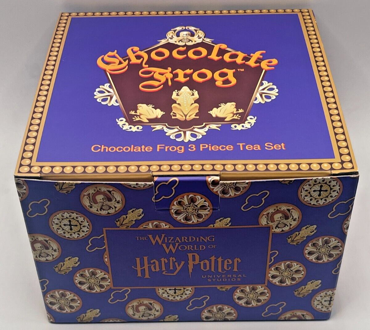 Universal Studios Harry Potter Chocolate Frog 3 Piece Tea Set Cup