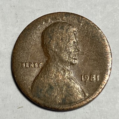 1981 Penny Strike Through Error One Side
