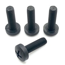 M6 Nylon License Plate Screws - Fits Many Toyota Lexus Honda Kia Pack Of 4 M6 Nylon License Plate Screws - Fits Many Toyota Lexus Honda Kia Pack Of 4
