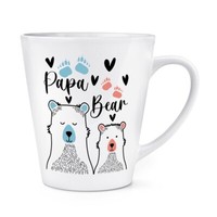 Papa BäR 341Ml Latte Becher Tasse Vater Opa Vatertag World's Best Liebe Birthday