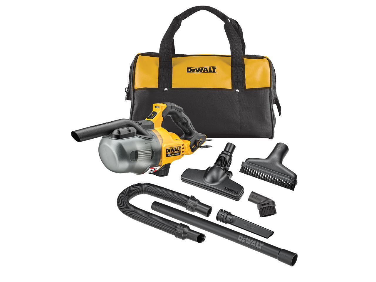 DeWalt DCV501LN XR 18V L CLASS Hepa filter stick vac+ bag & tools