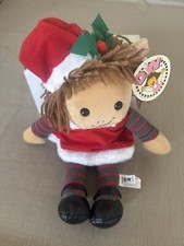 NEW Vintage Arthur's Sister DW Plush 15" Doll w/ Red Santa Dress Marc Brown 2000