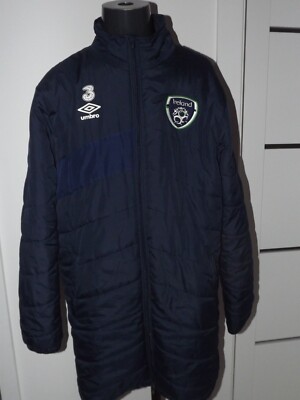 2016-18 Ireland Jacket Coat  Padded Umbro Blue (XL) Shirt Camiseta Jersey