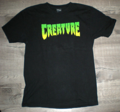 T-SHIRT creature skateboards 90s skateboarding size Medium NHS M