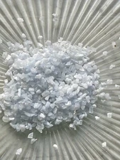 Blue Calcite - Just Above 2mm - no powder 100% Crystal- Throat Chakra Protection