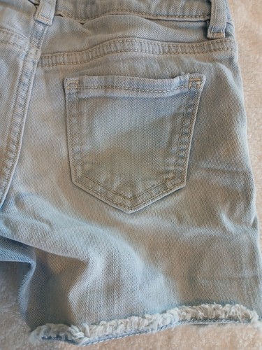 Girls Gap Kids Jean Shorts Adjustable Waist Size 6 Regular - Picture 8 of 18