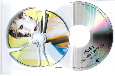 Moby - Last Night Remixed - Scarce 2008 UK 14 track promo CD