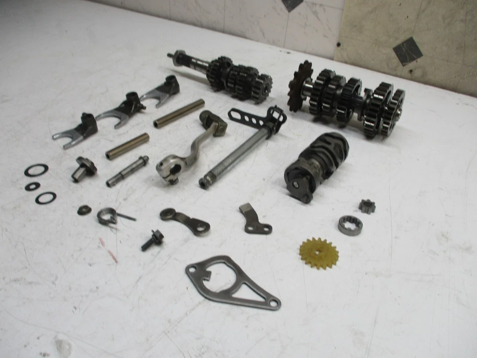 Honda crf250r crf 250 r 2004 - 2009 04 transmisión engranajes horquillas tambor palanca de cambios fabricante de equipos originales Foto 2 de 4