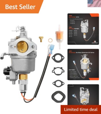 Premium Replacement Carburetor for Onan Cummins 4000-Watt with 24-Month Warranty