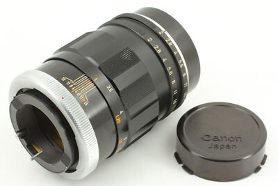 Near MINT++++ in Case] Canon Super Canomatic R 100mm f2 MF Lens