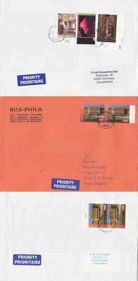 Vereinte Nationen Wien  ab 1998 - 10 schöne Briefe nach D und A, 4 scan - Bild 1 von 4