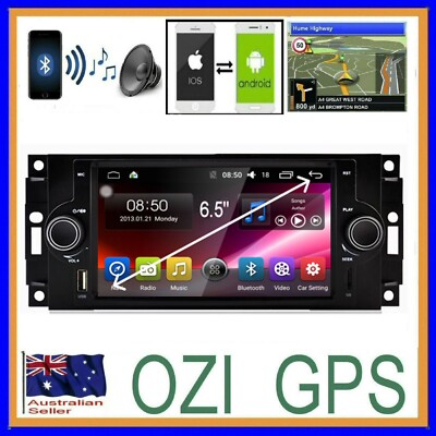for CHRYSLER PT CRUISER 2006-2010 GPS WIRELESS CARPLAY ANDROID AUTO DVR DAB TPMS