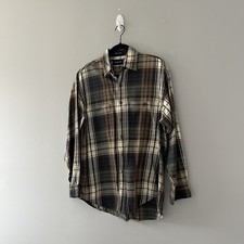 GANT Plaid Chelsea Twill Button Up Long Sleeve Shirt Cotton Size Medium