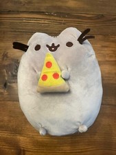 Pusheen GUND 9.5  Snackables Pizza Slice Stuffed Animal Cat Plush Toy 2017