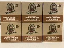 DR. SQUATCH MEN’S NATURAL SOAP WOOD BARREL BOURBON 5 OZ BAR X 6 BARS BRAND NEW