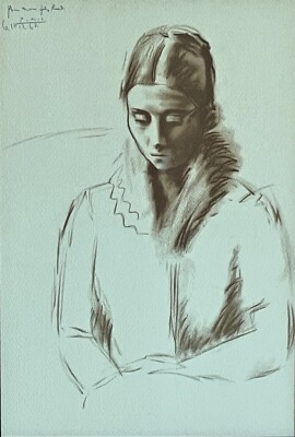 Rare Original Pablo Picasso Sepia Lithograph “Portrait of Olga” | eBay
