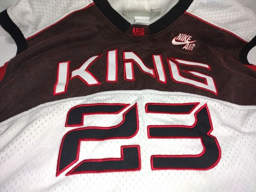 Maglia basket vintage Nike Air LeBron King James 23 2XL - Foto 4 di 6