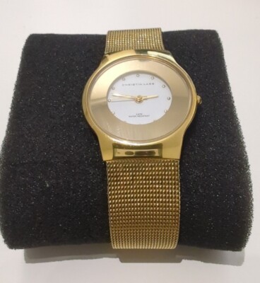 LADIES CHRISTIN LARS MESH STRAP  WRISTWATCH