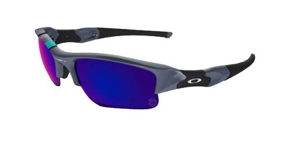 Oakley Flak Jacket XLJ 30 Years Sport Sunglasses 26-263 Fog (Grey)/+Red  Iridium