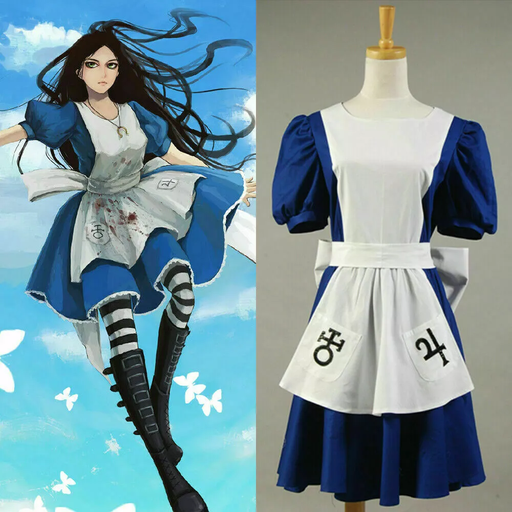 Alice: Madness Returns Alice Dress Cosplay Costume