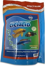 New Life Spectrum Naturox Series Cichlid Formula Supplement, 600g Bag,Food